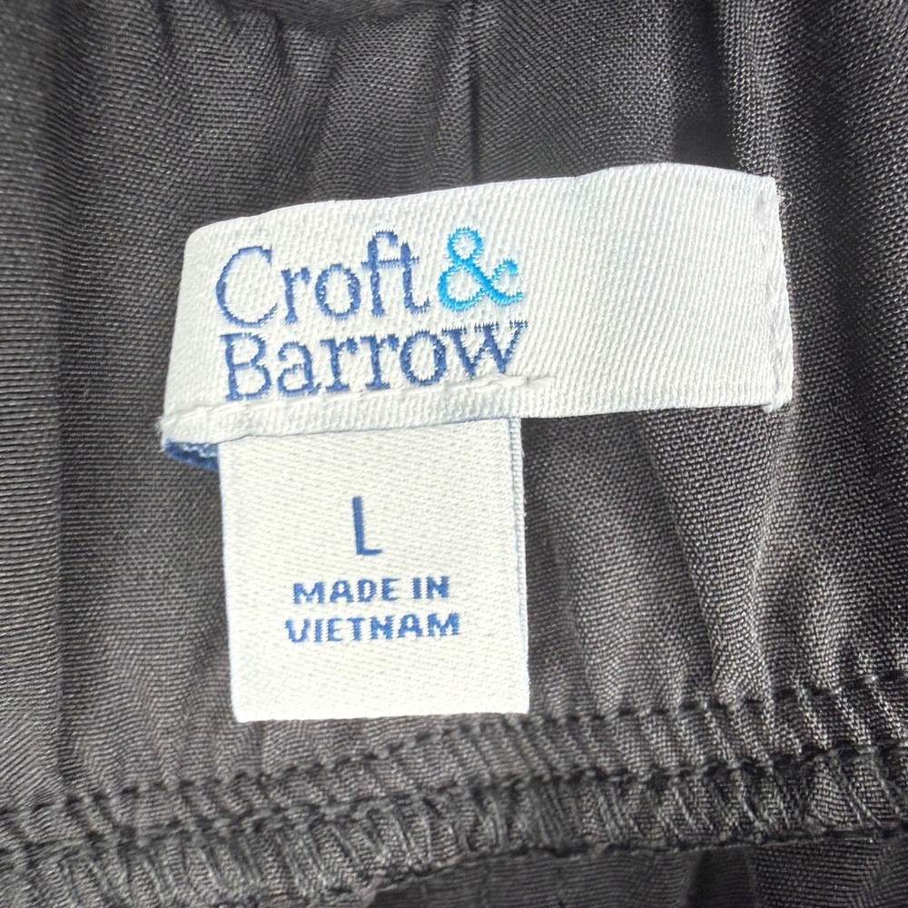 Croft & Barrow Women's Large Black Skort Mid Rise Athletic Golf Skirt Sporty - Picture 8 of 9